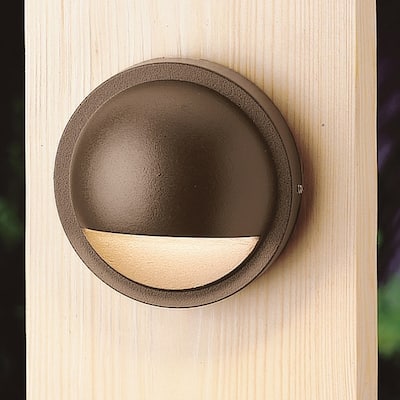 Kichler Half Moon 4" LED Deck and Step Light - 3000K