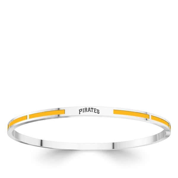 Mlb Pittsburgh Pirates Bracelet In Sterling Silver Design By Mlb Pittsburgh Pirates Bracelet In