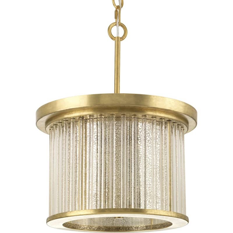 POINT DUME® Sequit Point Collection Brushed Brass Semi-Flush Convertible - 14.25 in x 14.25 in x 14.375 in - 14.25 in x 14.25 in x 14.375 in