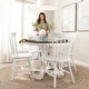 preview thumbnail 10 of 12, Bush Furniture West End 45W Round Trestle Dining Table