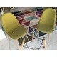 Caden Mid-century Fabric Dining Chair (Set of 2) by Christopher Knight Home