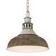 Option Aged Galvanized Steel with Antique Rust Shade
