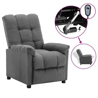 vidaXL Recliner Chair Leisure Cozy Recliner for Home Theater Cinema Fabric - 29.1" x 38.9" x 40.1"
