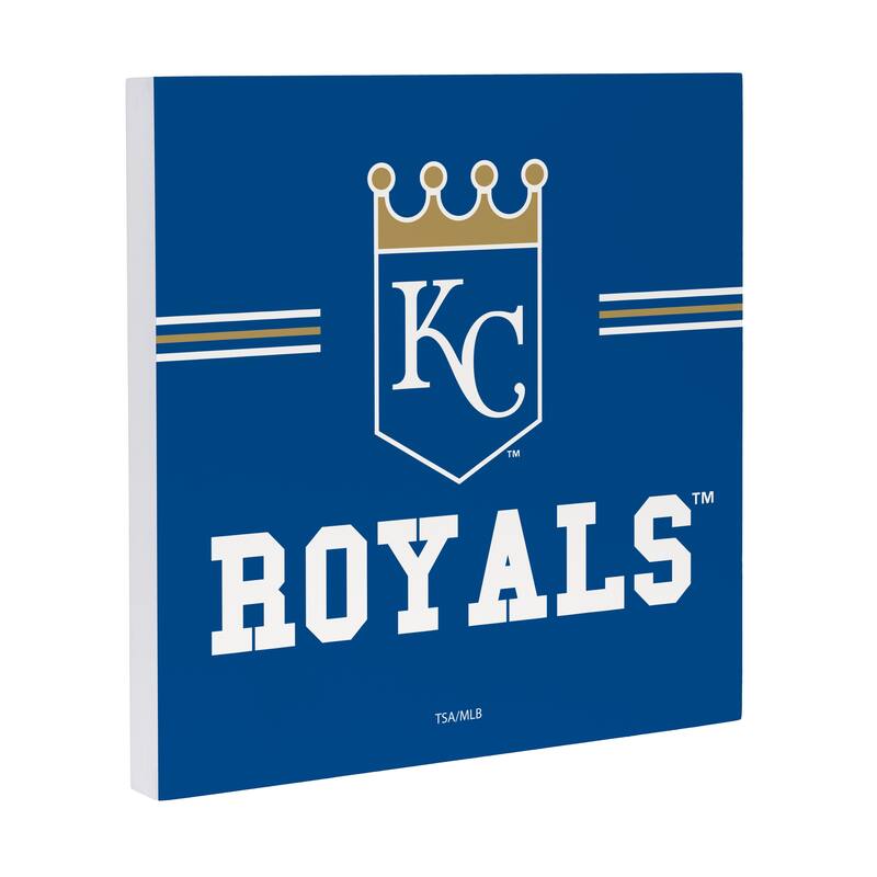 Kansas City Royals Wooden Door Decor Wall Sign - Multi-Color