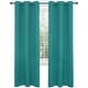 preview thumbnail 91 of 135, Deconovo Grommet Room Darkening Curtains, Set of 4 Panels 42x84 Inch - Turquoise
