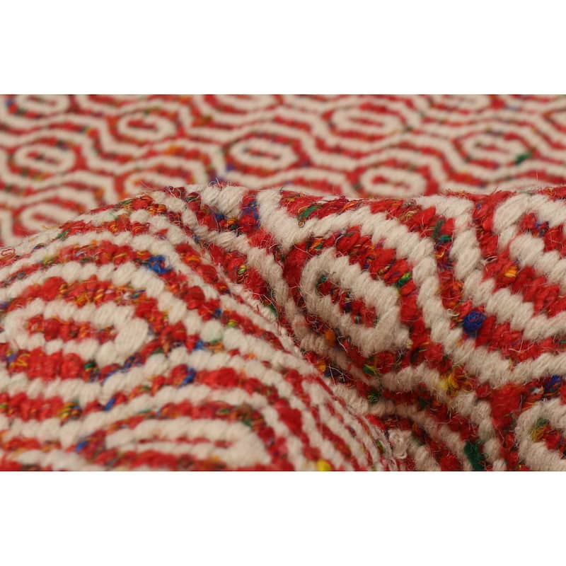 Nevada Red Kilim 5'1" x 7'1" - 5'1 x 7'1