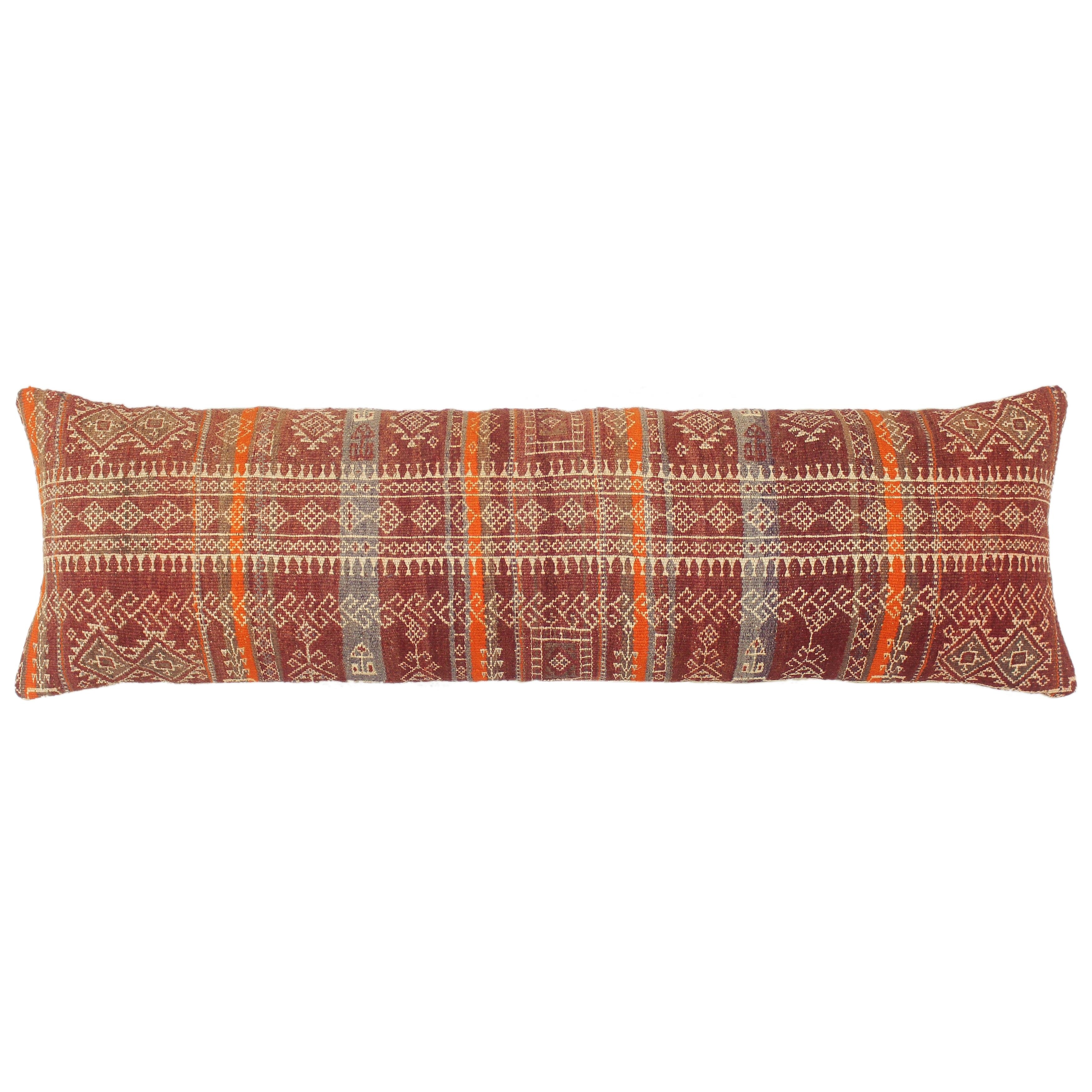 Kilim top lumbar pillows