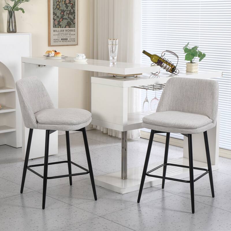 Counter Height Swivel Bar Stools Set Of 2