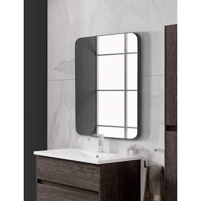 SUMMER STAR Black Large Flat Wall and Bathroom Mirror - 24x36