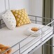 preview thumbnail 30 of 43, Twin Size Metal Loft Bed With Safety Guardrails & 2 Built-In Ladders, Loft Bunk Bed Frame For Teens Juniors Adults