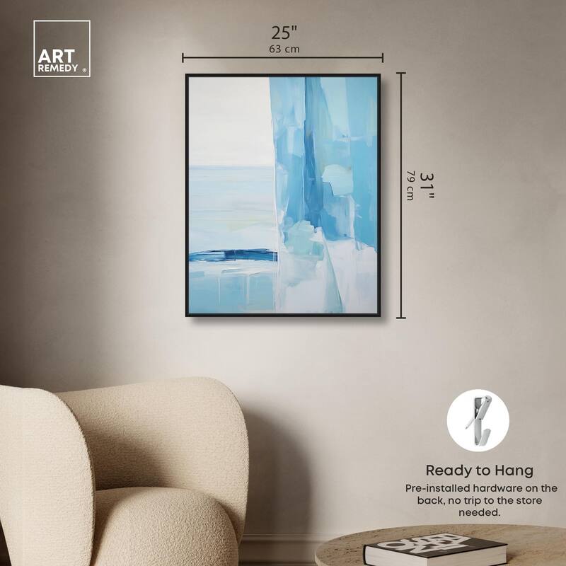 Seraphic Blues I Canvas by Art Remedy