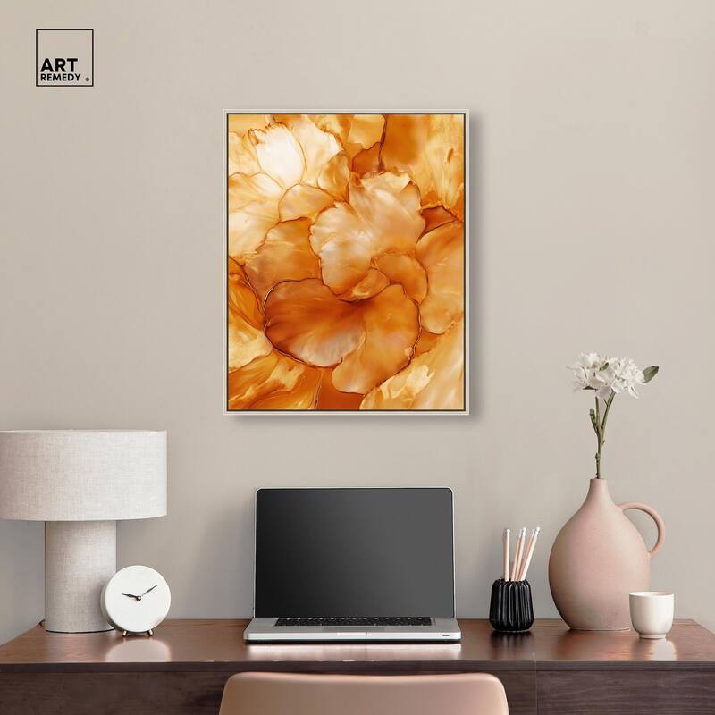 Sunlit Bloom II Canvas by Art Remedy