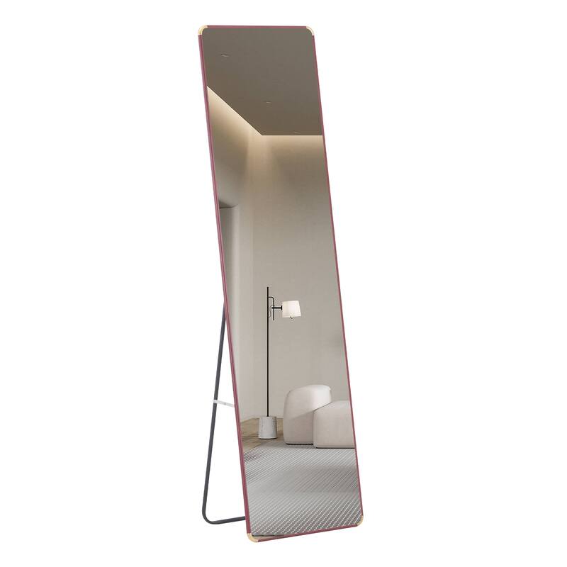 The 4th generation floor standing full-length mirror. bathroom makeup mirror,wall mounted. 60 "* 16.5"