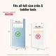 preview thumbnail 3 of 4, Dream On Me 2 in 1 Little Lullaby Crib and Toddler Mattress