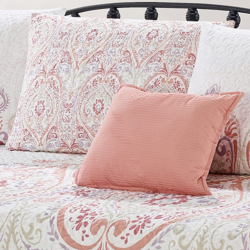 Serenta 6 Piece Cotton Blend Daybed Bedspread Coverlet Set - 75" x 39"