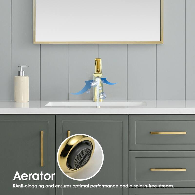 Dornberg Single Handle Bathroom Faucet Sink Faucet with Drain Assembly