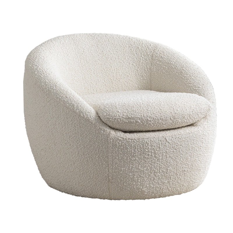 Roundhill Furniture Winnie Modern Swivel Barrel Chair