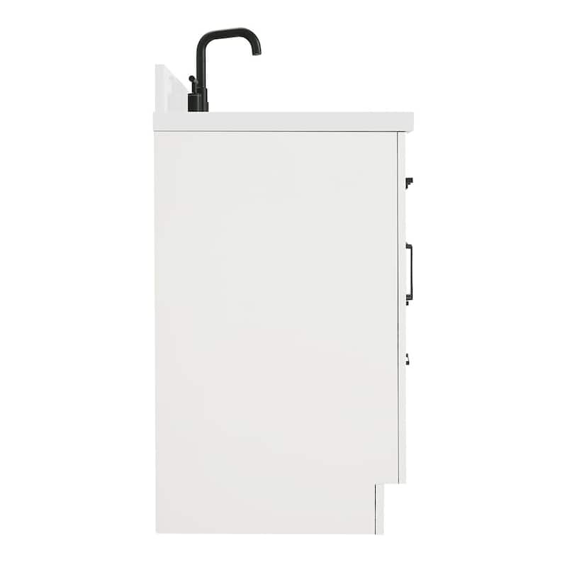 Ariel T055SWQOVO Hepburn 55" Free Standing Single Basin Vanity Set