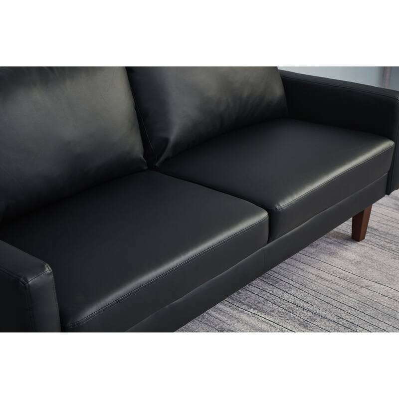 Faux leather 2 Piece Loveseat and Sofa Living Room Set