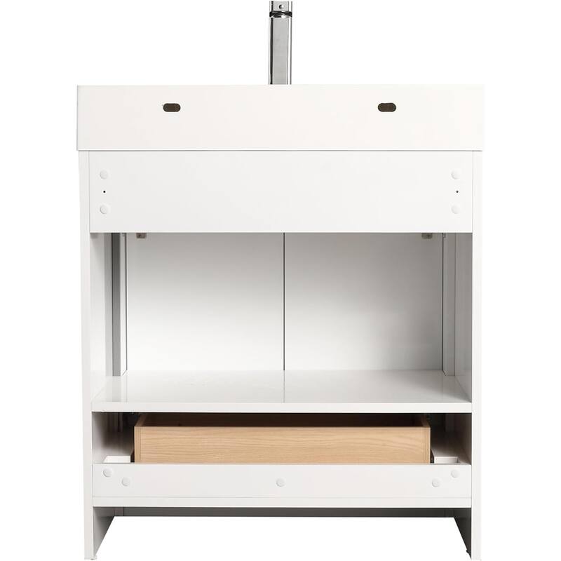 Blossom 48" All Wood Freestanding Bathroom Vanity with Acrylic Sink