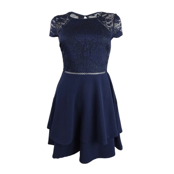 chinese dress ladies Alyce Women Baby Blue Sequin Lace Up Dress Blue / Juniors/Women 00 main image 1