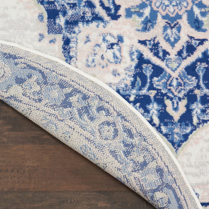 Nourison Whimsicle Modern Persian Floral Medallion Area Rug
