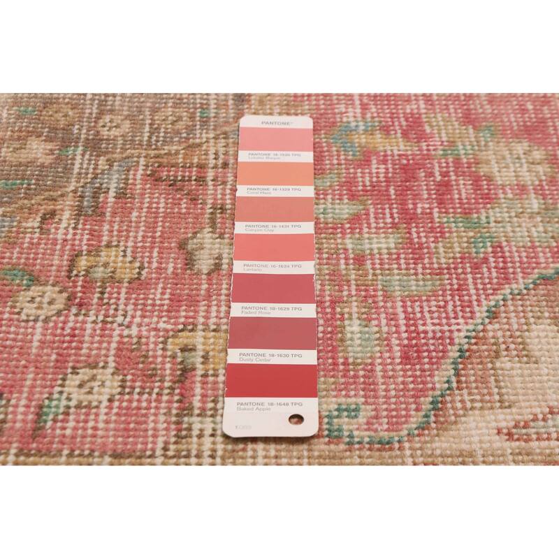 ECARPETGALLERY Hand-knotted Antalya Vintage Red Wool Rug - 3'5 x 4'8
