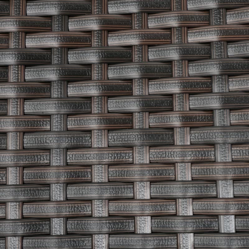 Pierce Outdoor 3-Piece Wicker Stacking Chair Chat Set by Christopher Knight Home