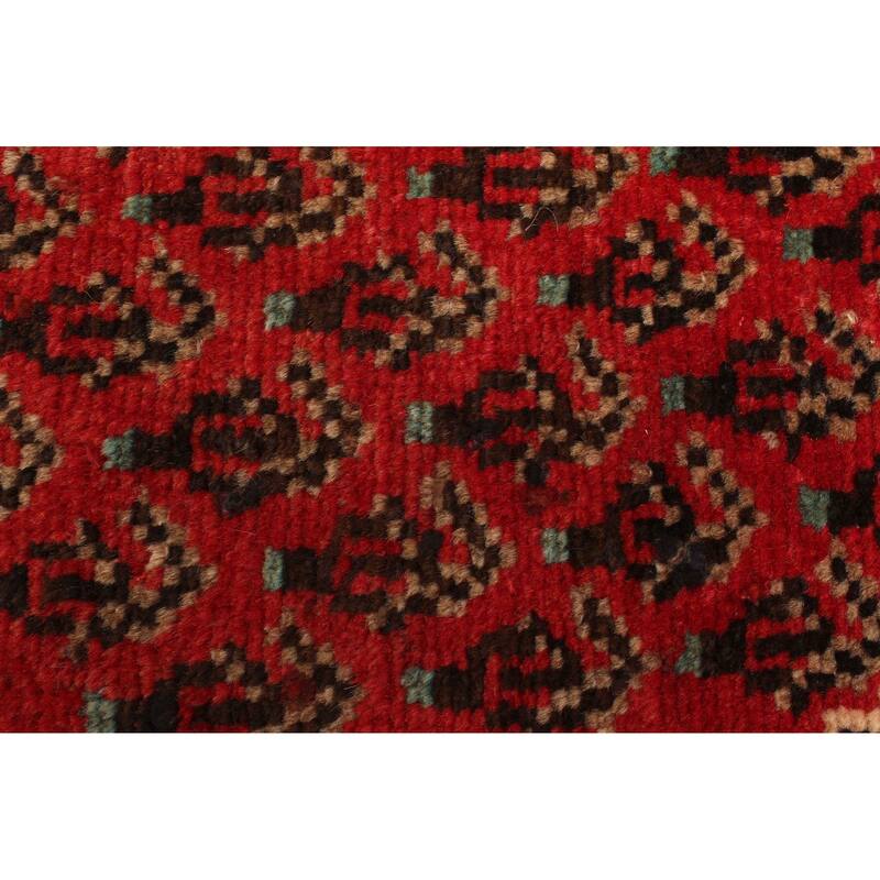 ECARPETGALLERY Hand-knotted Andelz Red Wool Rug - 3'1 x 5'10