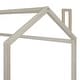 preview thumbnail 10 of 21, Twin/ Full Size Velvet House Bed Wood Bed with Roof and Pinewood Frame for Kids Bedroom