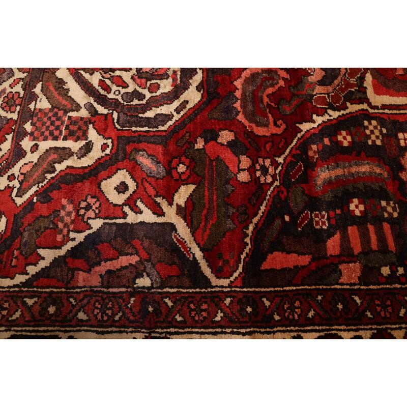 ECARPETGALLERY Hand-knotted Kayseri Vintage Red Wool Rug - 6'10 x 10'2