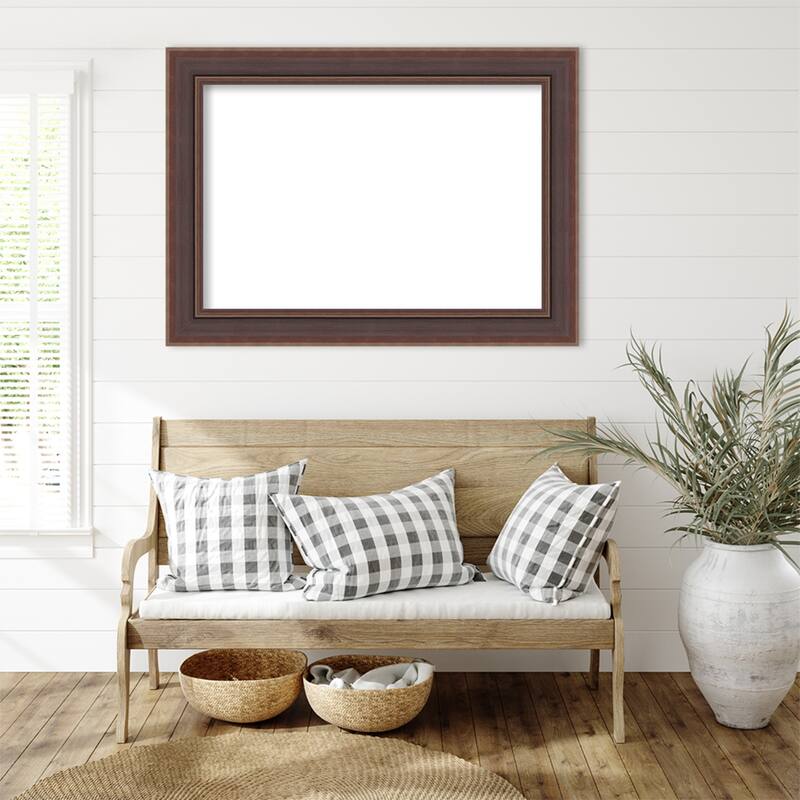 Moab Brown Bronze Framed Dry Erase Magnetic Board