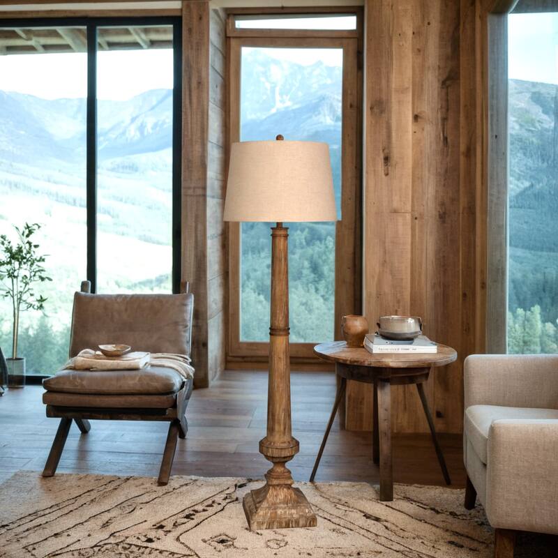 Polyresin 62" Floor Lamp - 62