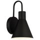 preview thumbnail 1 of 4, Access Lighting 20137LEDDMG Solano 12" Tall LED Wall Sconce Black