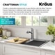 preview thumbnail 71 of 144, Kraus 2-Function 1-Handle 1-Hole Pulldown Sprayer Brass Kitchen Faucet