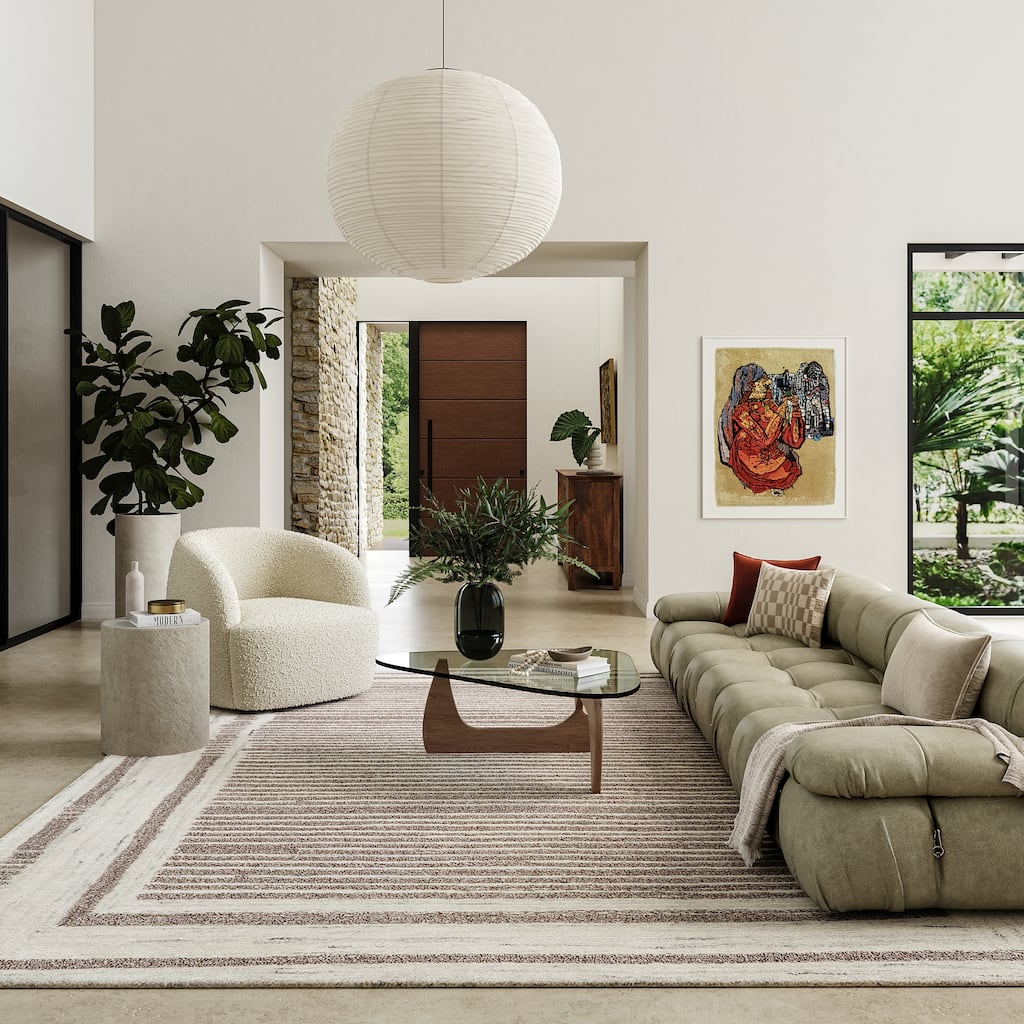 Villa Southwestern Wool Blend Area Rug
