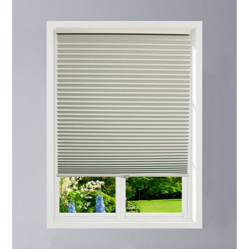 Linen Avenue Custom Cordless 30 to 31-inch Wide Seashell Blackout Cellular Window Shade