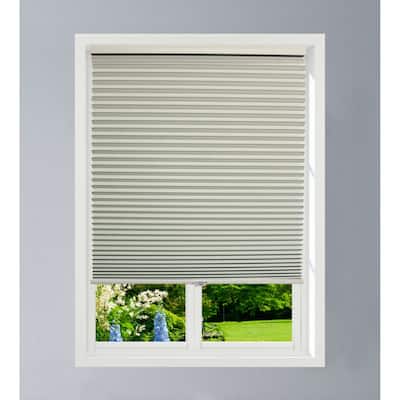 Linen Avenue Custom Cordless 34 to 35-inch Wide Seashell Blackout Cellular Window Shade