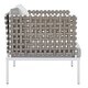 preview thumbnail 14 of 19, Harmony 10-Piece Sunbrella® Basket Weave Outdoor Patio Aluminum Sectional Sofa Set
