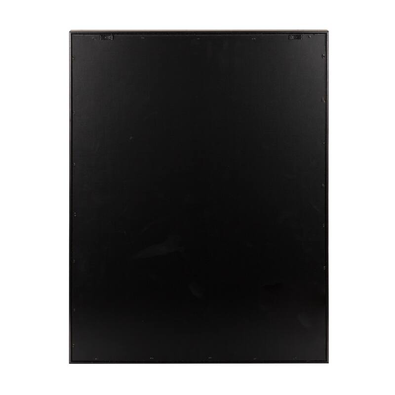 Simon Te Tai DesignOvation Sylvie Fox Black and White Portrait Grey Framed Canvas Wall Art