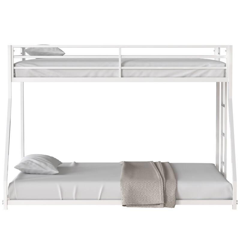 Jones Modern Twin Over Full Metal Bunk Bed by Christopher Knight Home
