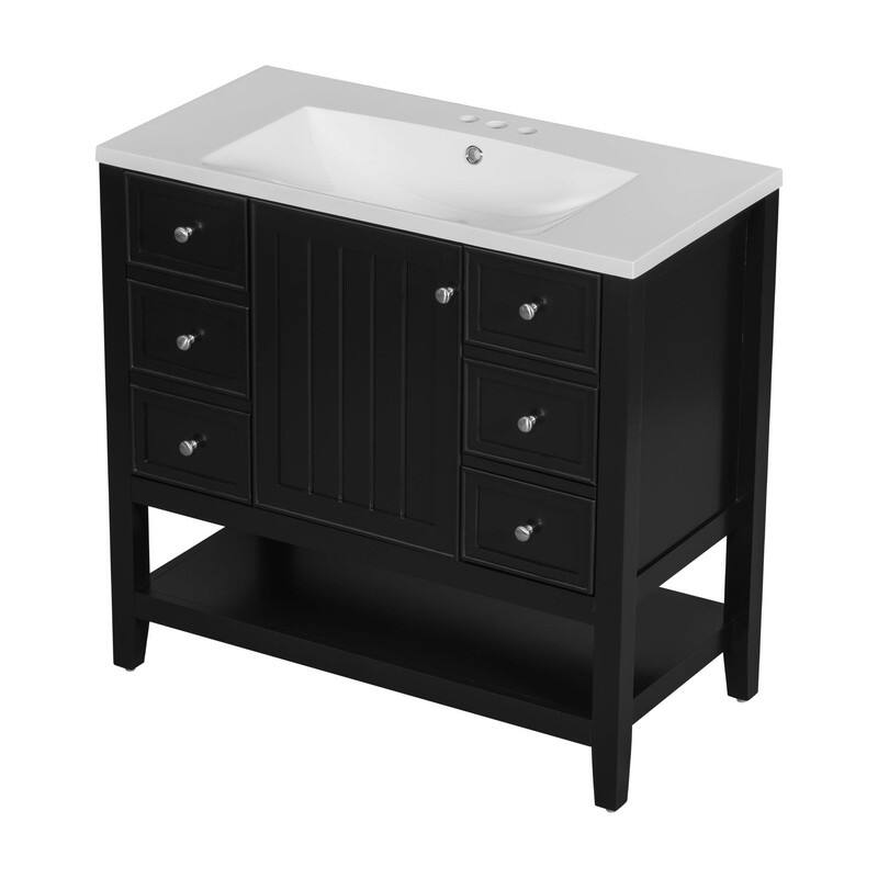 36" Bathroom Vanity with Sink Combo