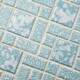preview thumbnail 4 of 3, SomerTile University Blue 11.75" x 11.75" Porcelain Mosaic Tile