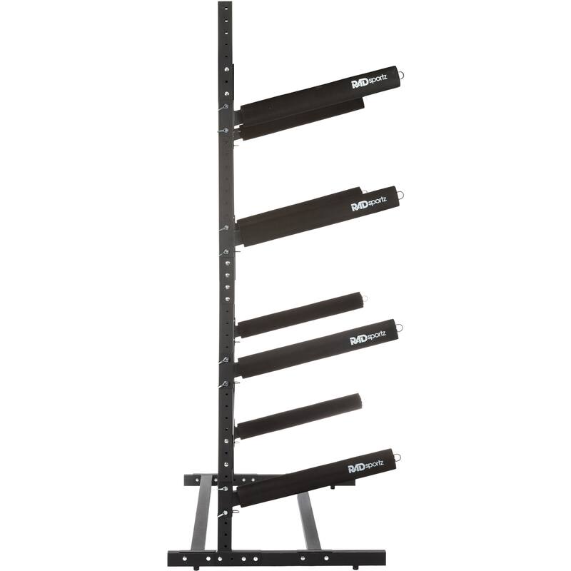 Kayak Storage Rack - 3-4 Level Freestanding Adjustable Stand with Padded Arms and 300 - 400lbs Capacity for Canoes by Rad Sportz