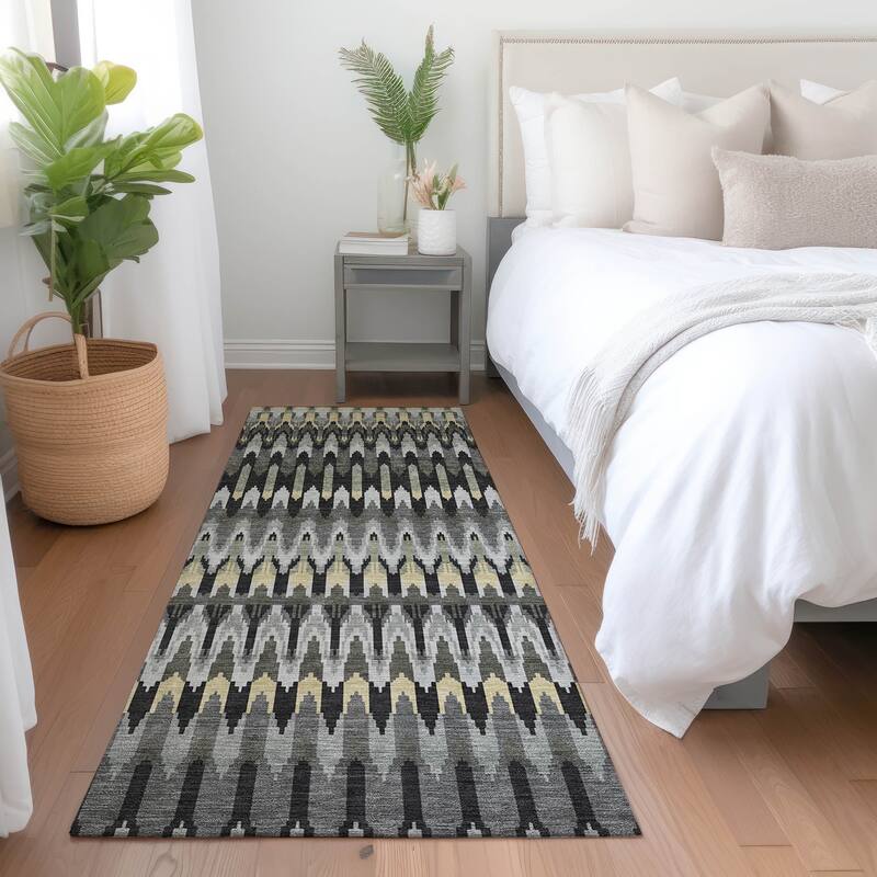 Machine Washable Indoor/ Outdoor Chantille Moroccan Rug