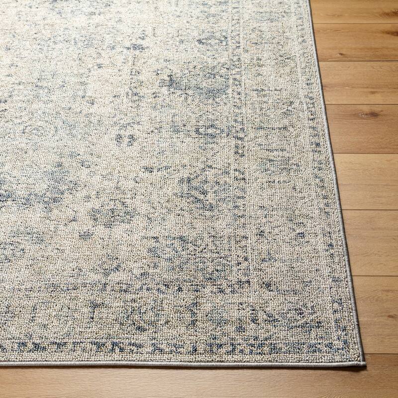 Livabliss Calhoun Vintage Medallion Washable Area Rug