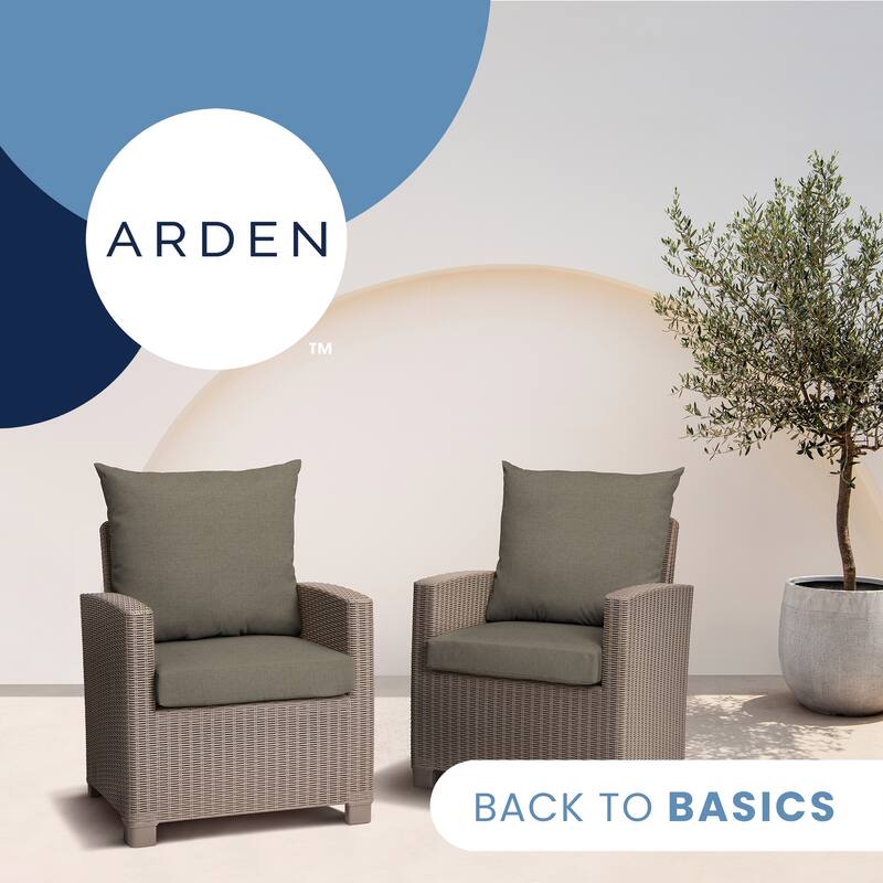 ARDEN Basics Outdoor Deep Seat Set