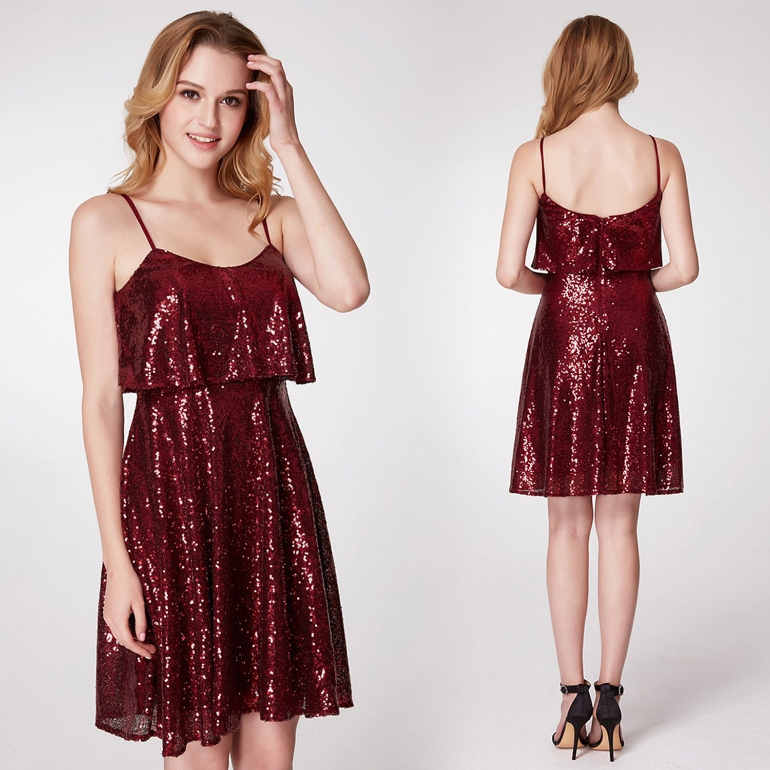 cocktail and party sequin dresses short