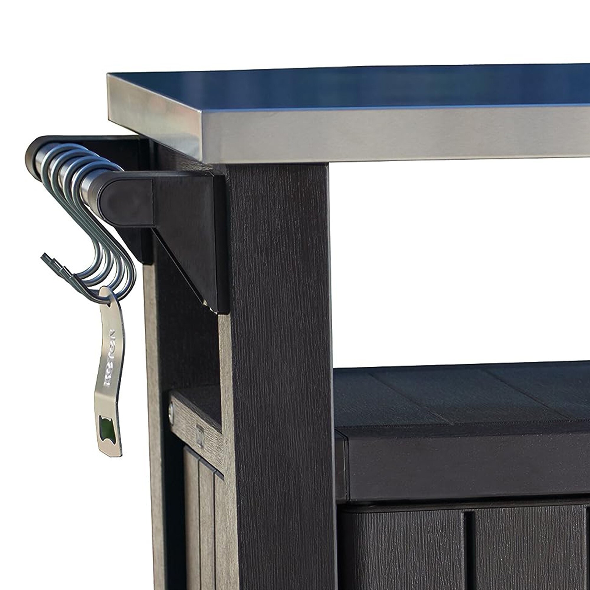 Keter unity xl indoor outdoor entertainment bbq storage table online