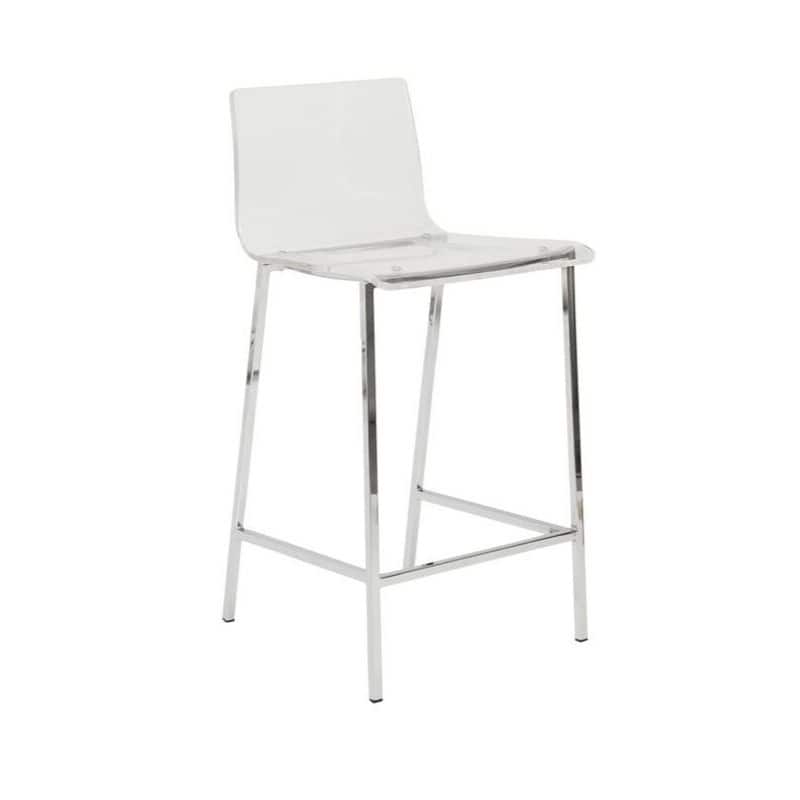 Sasha Clear Arylic Transparent seat Modern Stool Lucite Stool (set of 5)